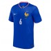 Camisa de Futebol França Eduardo Camavinga #6 Equipamento Principal Europeu 2024 Manga Curta